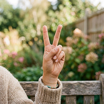 Lifestyle brand image representing the story behind Live Love Be Peace